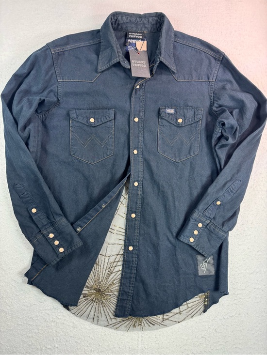 Wrangler Tops - Wrangler x Stuart Trevor Sequin Western Shirt Women’s Small NWT